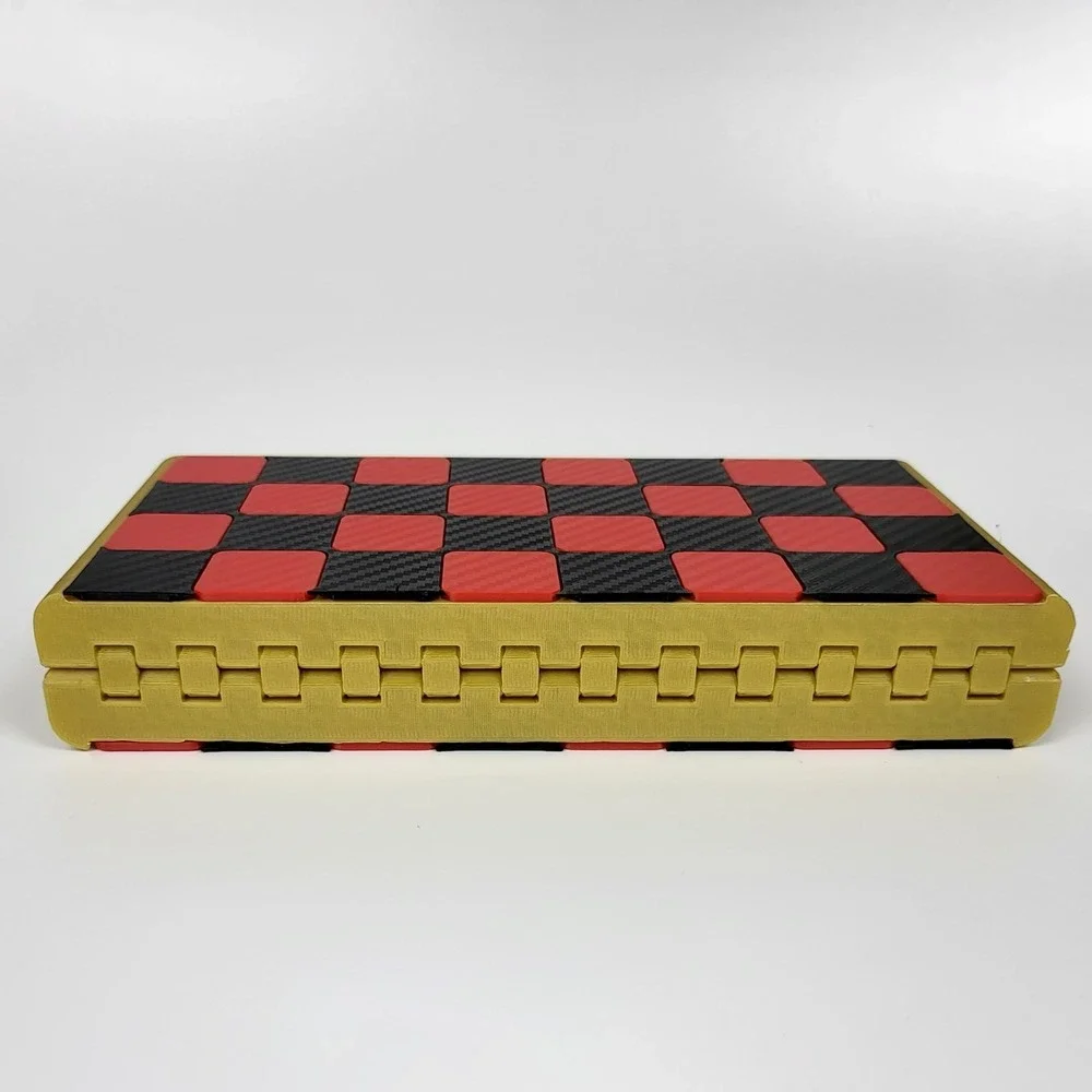 Magnetic 3d-Printed Folding Staunton‎ Chess Set Good Christmas Gift Idea